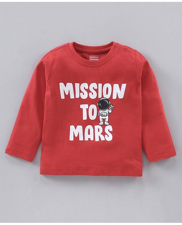Babyhug Cotton Knit Full Sleeves T-Shirts Multi-Print Pack of 5 - Multicolour