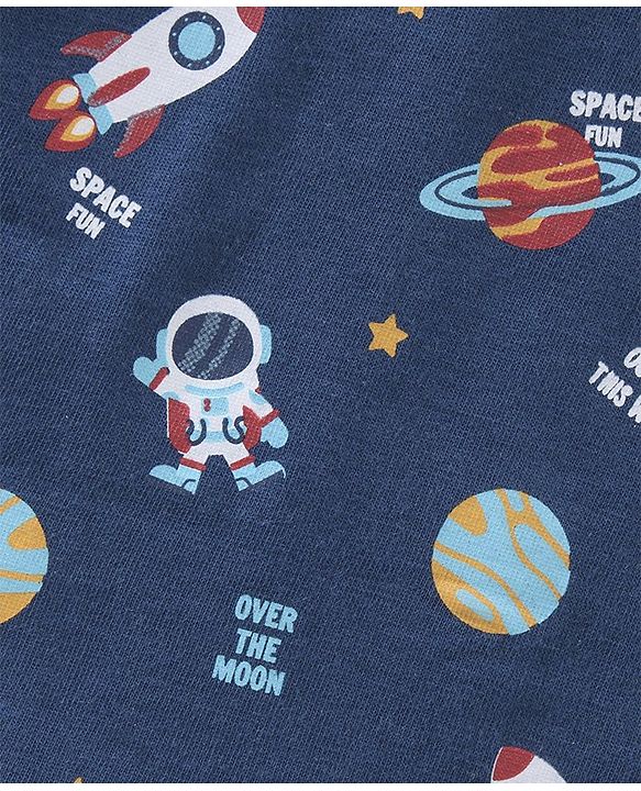 Babyhug Cotton Knit Full Sleeves T-Shirts Multi-Print Pack of 5 - Multicolour
