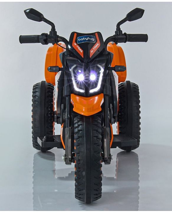 Babyhug KTM Three Wheel Battery Operated Ride On Bike - Orange