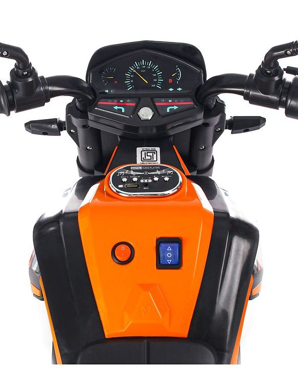 Babyhug KTM Three Wheel Battery Operated Ride On Bike - Orange
