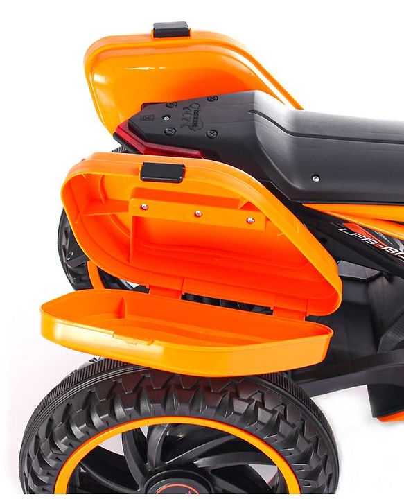 Babyhug KTM Three Wheel Battery Operated Ride On Bike - Orange