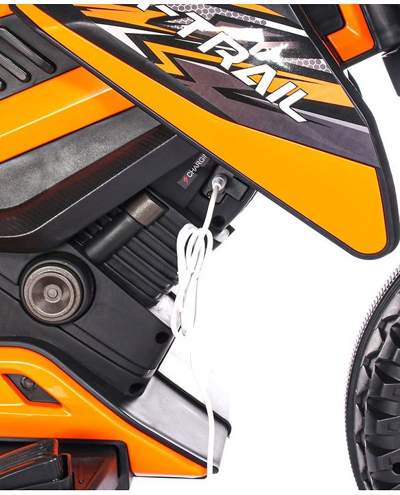 Babyhug KTM Three Wheel Battery Operated Ride On Bike - Orange