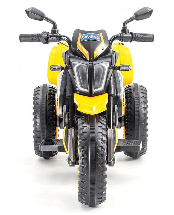 Babyhug KTM Three Wheel Battery Operated Ride On Bike - Yellow