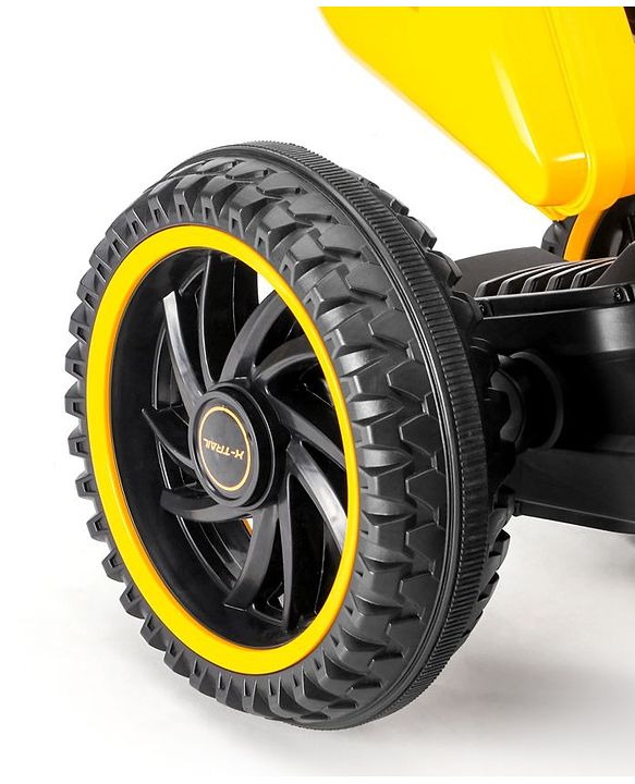 Babyhug KTM Three Wheel Battery Operated Ride On Bike - Yellow