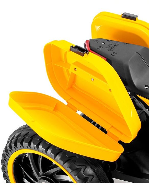 Babyhug KTM Three Wheel Battery Operated Ride On Bike - Yellow