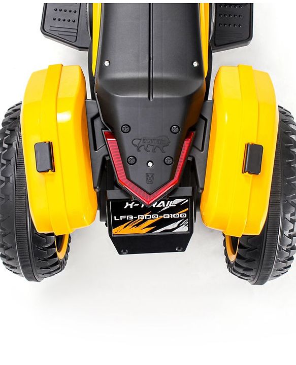 Babyhug KTM Three Wheel Battery Operated Ride On Bike - Yellow