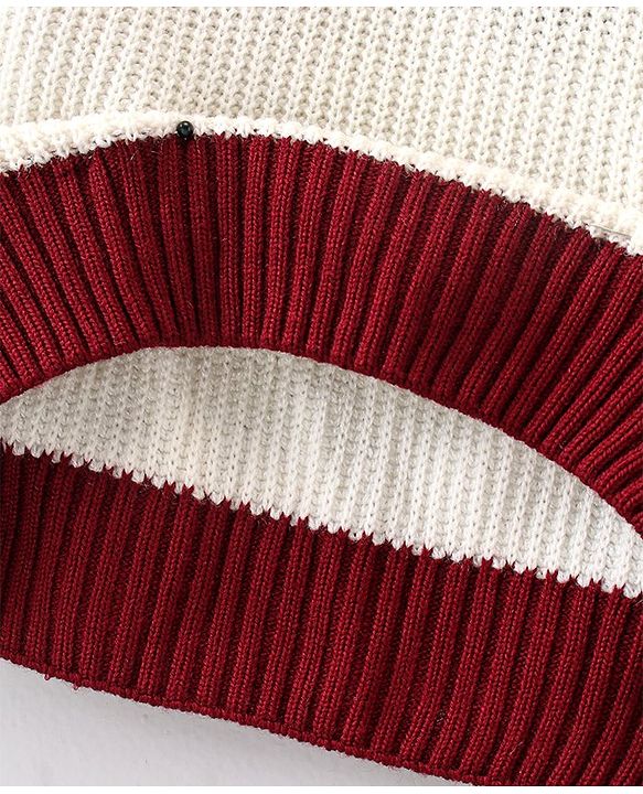 Pine Kids Full Sleeves Turtle Neck Jacquard Pullover Medium Winter Block Design Sweater- Multicolor
