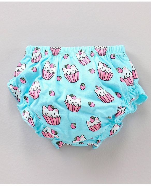 Babyhug 100% Cotton Antibacterial Bloomers Multiprint Pack Of 3 - Multicolor