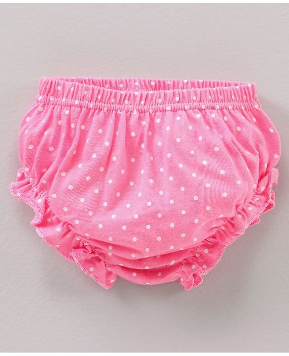 Babyhug 100% Cotton Antibacterial Bloomers Multiprint Pack Of 3 - Multicolor