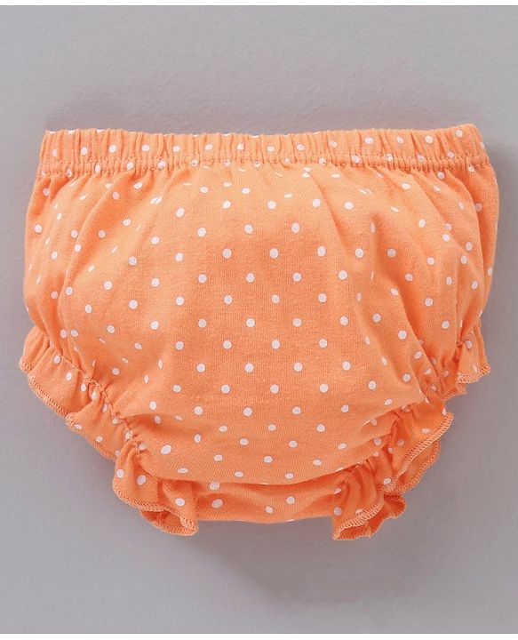 Babyhug 100% Cotton Dots & Cat Printed Bloomers Pack Of 3 - Multicolout