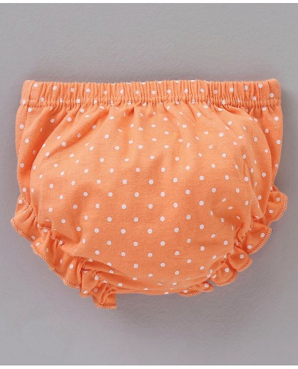 Babyhug 100% Cotton Dots & Cat Printed Bloomers Pack Of 3 - Multicolout