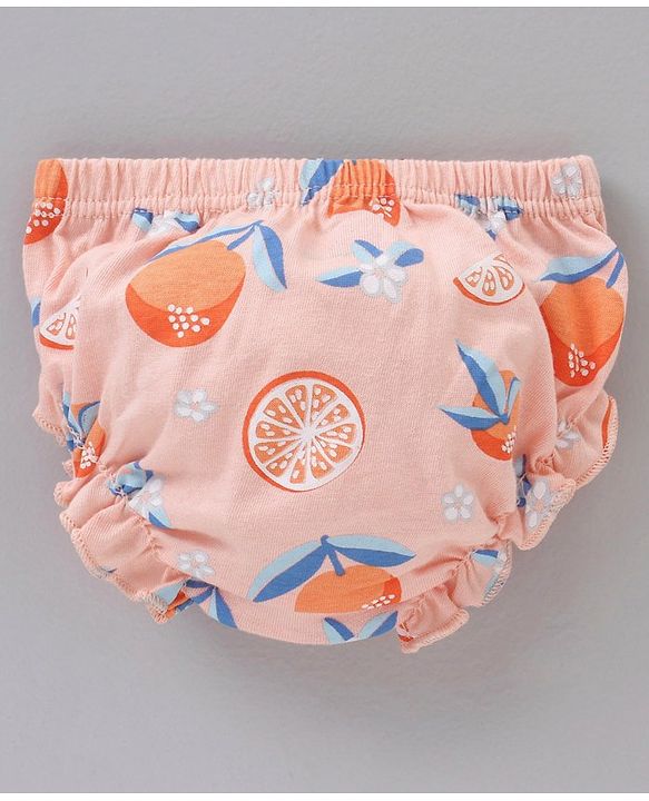Babyhug 100% Cotton Dots & Cat Printed Bloomers Pack Of 3 - Multicolout