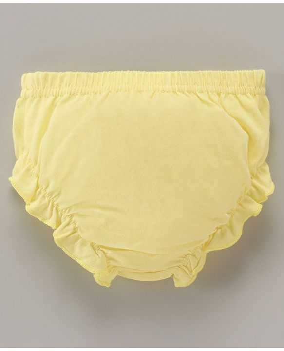 Babyhug 100% Cotton Antibacterial Bloomers Floral & Dot Print Pack of 3 - Multicolor