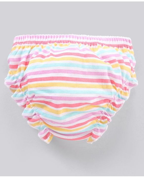 Babyhug 100% Cotton Antibacterial Bloomers Pack of 5 - Multicolour