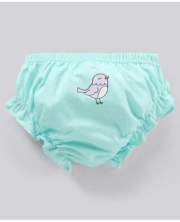 Babyhug 100% Cotton Antibacterial Bloomers Pack of 5 - Multicolour
