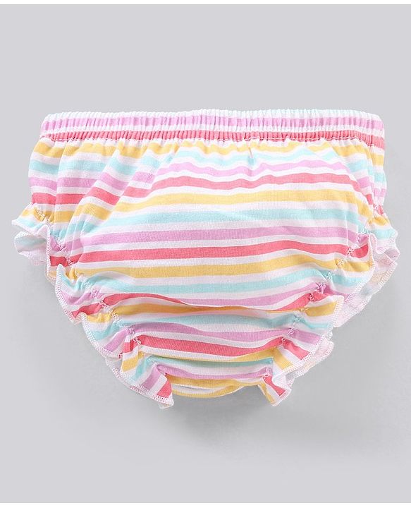 Babyhug 100% Cotton Antibacterial Bloomers Pack of 5 - Multicolour