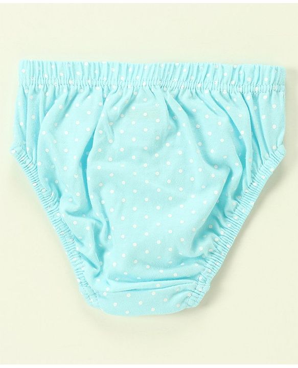 Babyhug 100% Cotton Antibacterial Stripes & Butterfly Print Panties Pack Of 3 - Multicolor