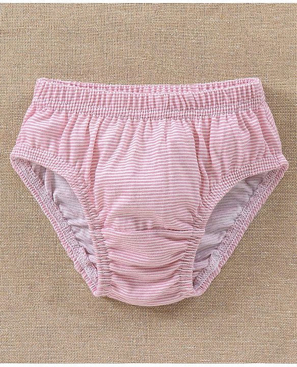 Babyhug 100% Cotton Antibacterial Panties Pack of 3 - Multicolour