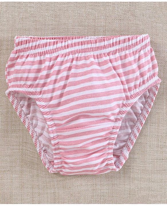Babyhug 100% Cotton Antibacterial Panties Pack of 3 - Multicolour