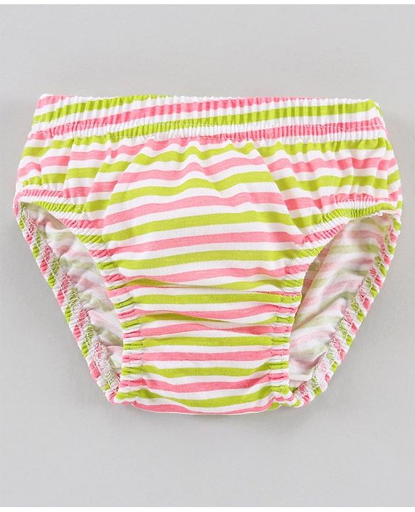 Babyhug 100% Cotton Antibacterial Panties Pack of 3 - Multicolour