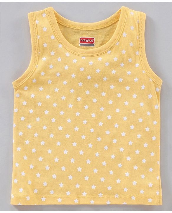 Babyhug 100% Cotton Antibacterial Sleeveless Sando Stripes Printed Pack of 5 - Multicolour