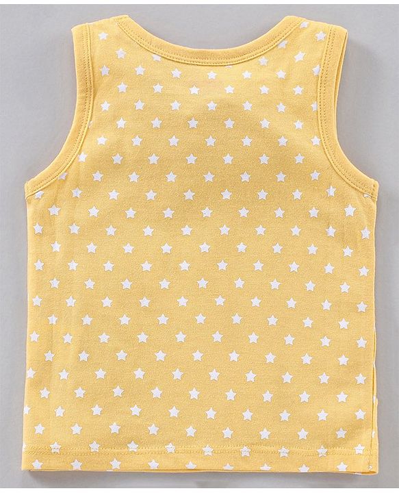 Babyhug 100% Cotton Antibacterial Sleeveless Sando Stripes Printed Pack of 5 - Multicolour