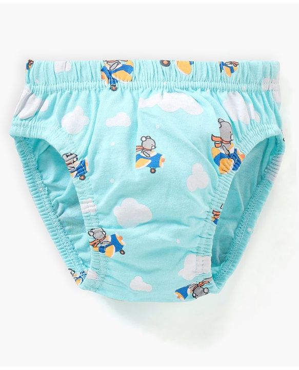 Babyhug Antibacterial Cotton Briefs Printed Pack of 5- Multicolor