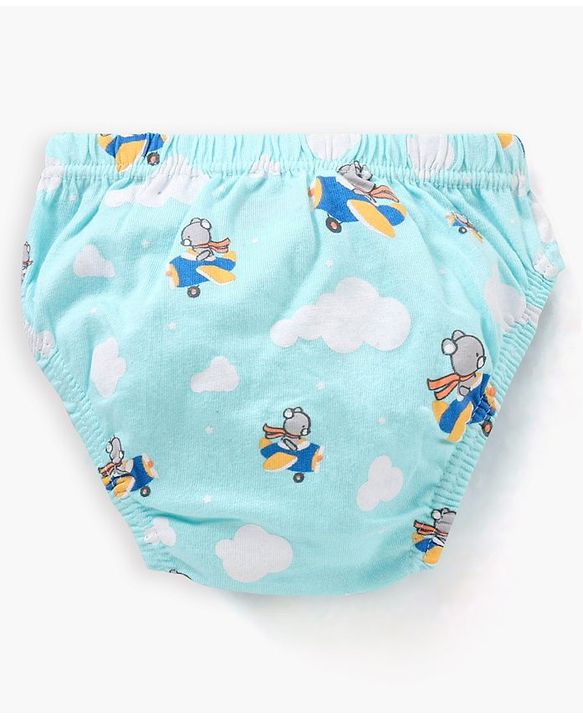 Babyhug Antibacterial Cotton Briefs Printed Pack of 5- Multicolor