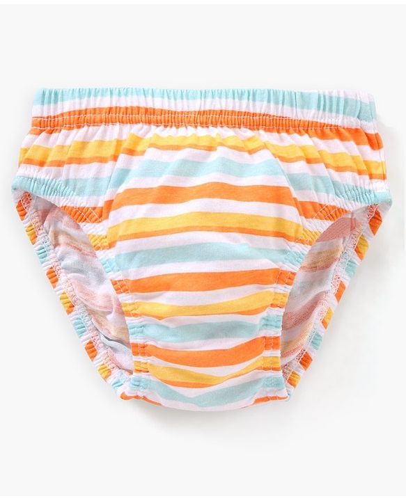 Babyhug Antibacterial Cotton Briefs Printed Pack of 5- Multicolor