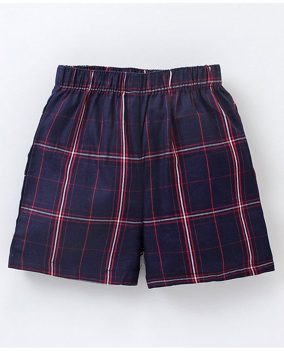 Babyhug Cotton Woven Boxers Printed Pack of 3- Multicolor