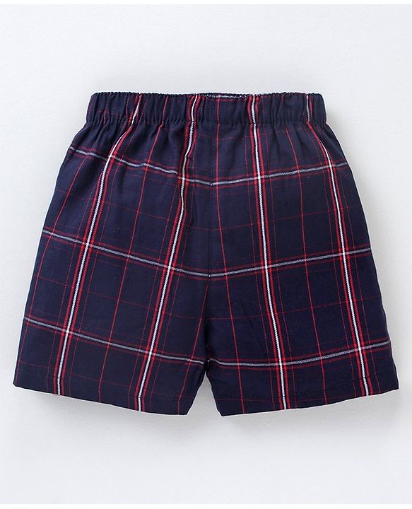 Babyhug Cotton Woven Boxers Printed Pack of 3- Multicolor