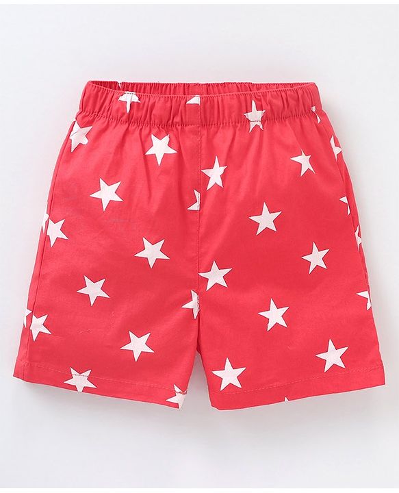 Babyhug Cotton Woven Boxers Printed Pack of 3- Multicolor