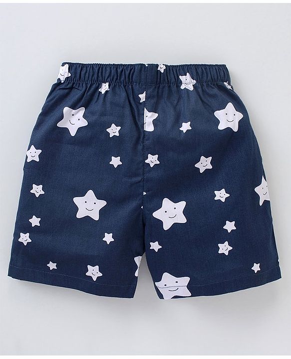 Babyhug Cotton Woven Boxers Printed Pack of 3- Multicolor