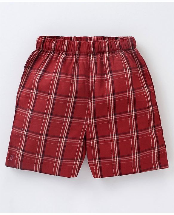 Babyhug Cotton Woven Boxers Printed Pack of 3- Multicolor