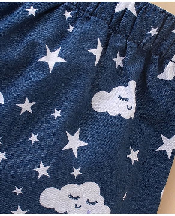 Babyhug Cotton Woven Star Printed Boxers Pack Of 3 - Multicolour