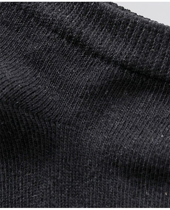 Pine Kids Ankle Length Anti Microbial Washed School Socks Solid Pack of 3- Black