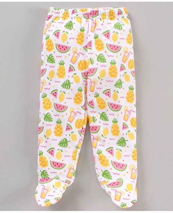 Babyhug Bootie Leggings Multiprint Pack of 3 - Multicolor