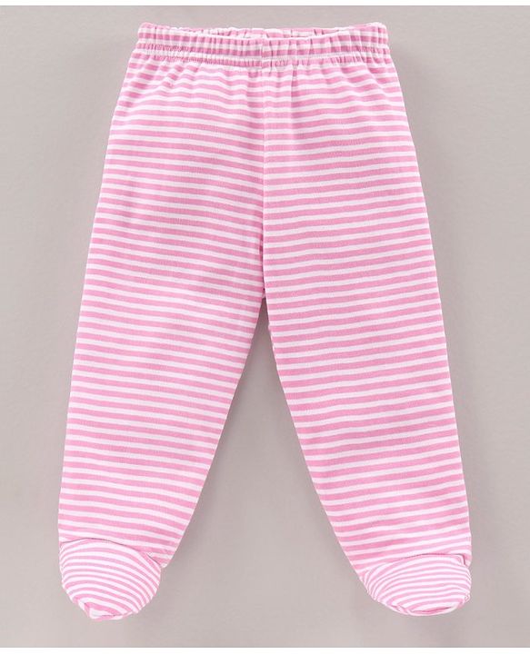 Babyhug Knit Bootie Leggings Multi Print Pack Of 3 - Multicolor
