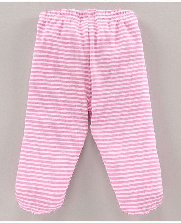 Babyhug Knit Bootie Leggings Multi Print Pack Of 3 - Multicolor