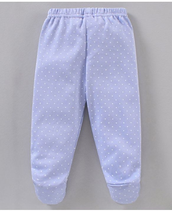 Babyhug Full Length Cotton Bootie Leggings Floral & Dot Print Pack Of 3- Multicolor
