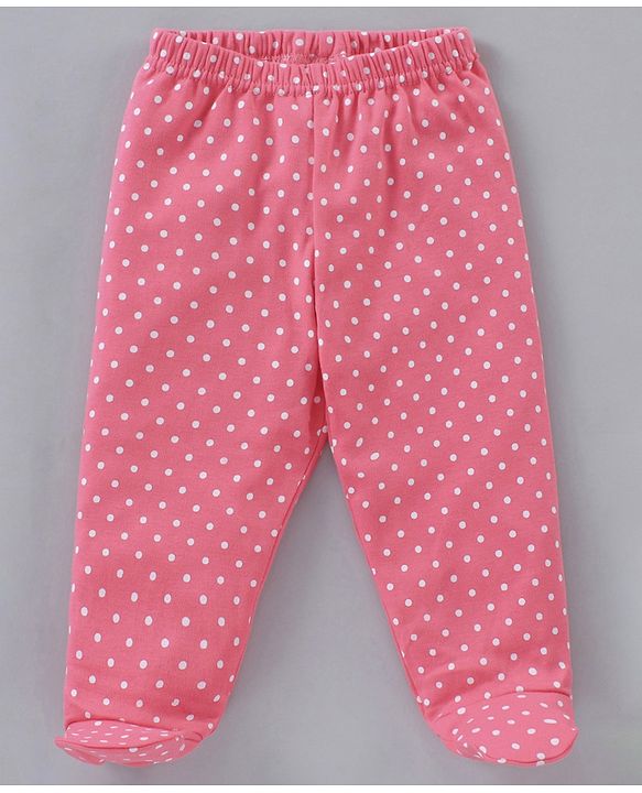 Babyhug Full Length Cotton Bootie Leggings Floral & Dot Print Pack Of 3- Multicolor