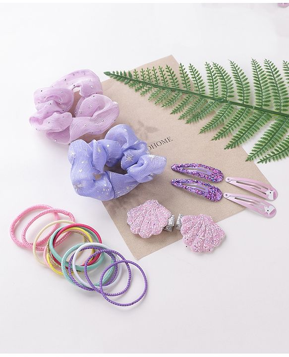 Babyhug Free Size Hair Accessories Combo Set - Multicolor