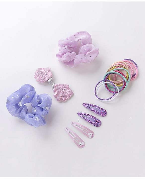 Babyhug Free Size Hair Accessories Combo Set - Multicolor