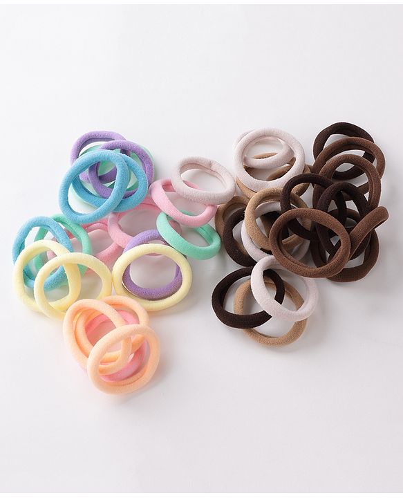 Babyhug Free Size Rubber Bands Sets of 2 - Multicolor