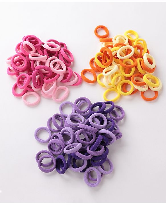 Babyhug Free Size Rubber Bands Sets of 3 - Multicolor