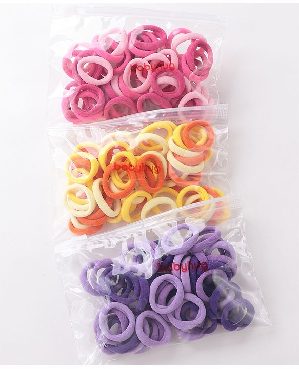 Babyhug Free Size Rubber Bands Sets of 3 - Multicolor