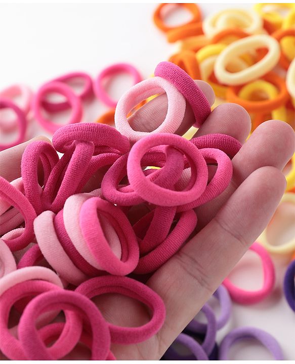 Babyhug Free Size Rubber Bands Sets of 3 - Multicolor