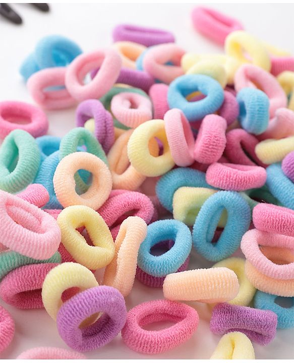 Babyhug Free Size Hair Clips & Bands Set - Multicolor