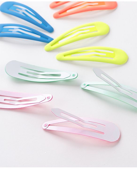 Pine Kids Free Size Snap Clips Pack of 12 - Multicolor