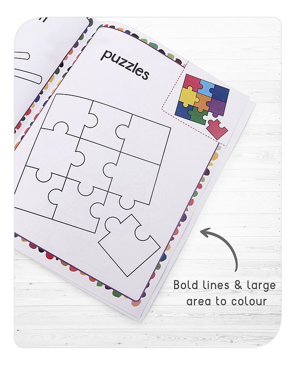 Babyhug My First Copy Colouring Books Pack of 6 - English